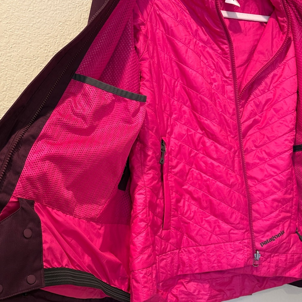 Patagonia Women’s 3in1 Ski and Snowboard Jacket Size M - Picture 9 of 12